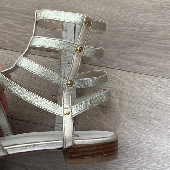 Stuart Weitzman Leather Gladiator Sandals - Picture 2 of 3